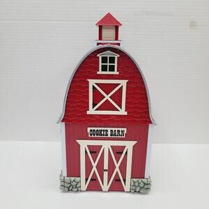 The Original Barn Cookie Jar Green Acres Musical Theme Song Red Farm Vintage